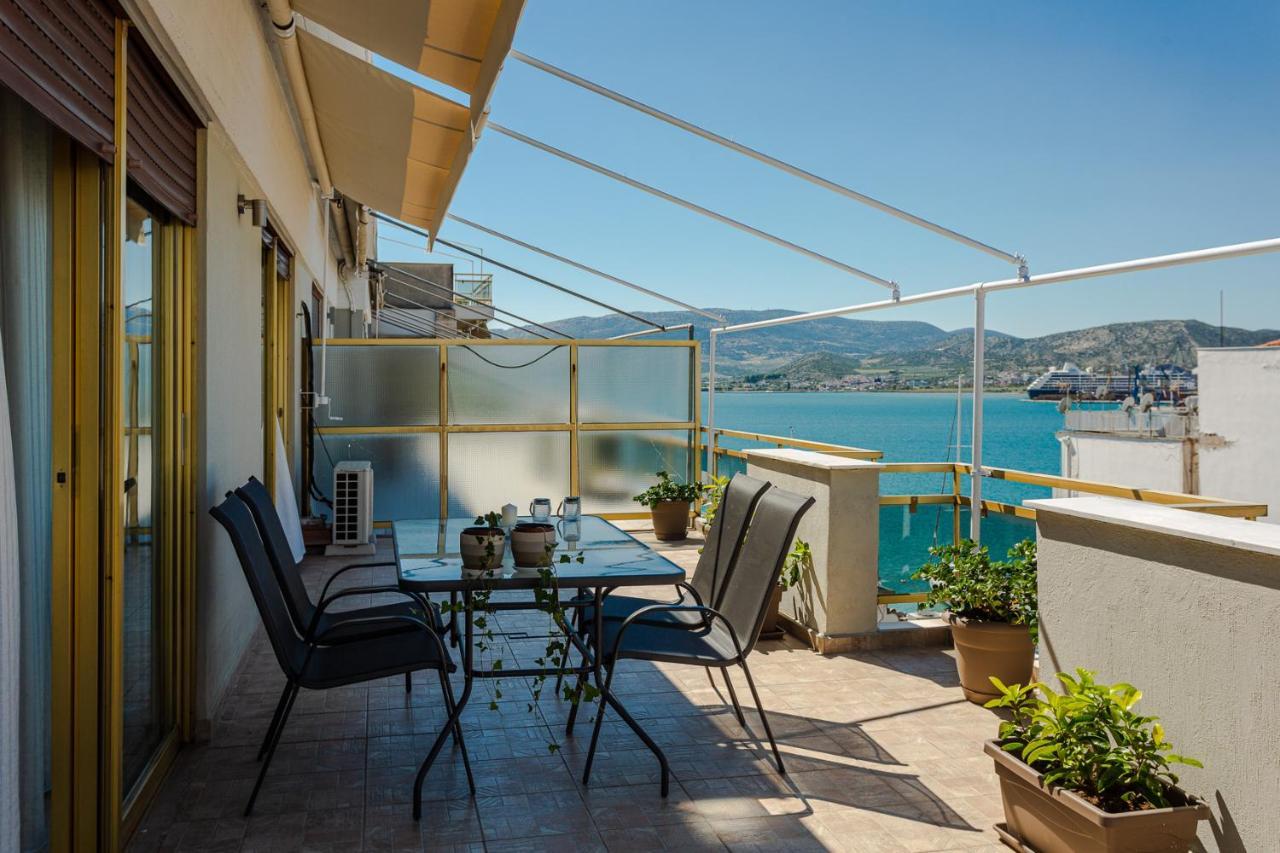 Cozy Seaside Penthouse With Sea & Mountain View. Apartment Volos Exterior foto