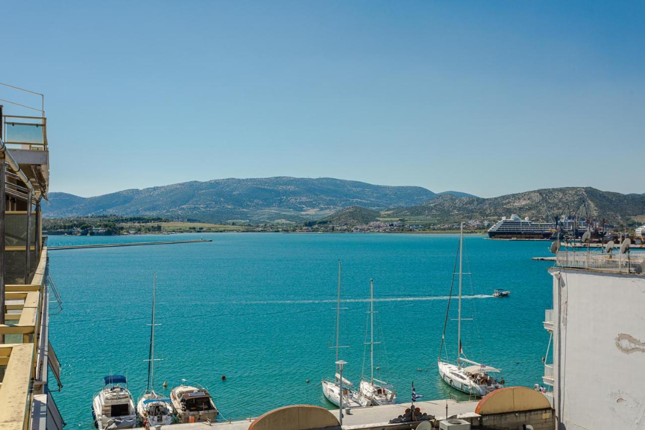 Cozy Seaside Penthouse With Sea & Mountain View. Apartment Volos Exterior foto